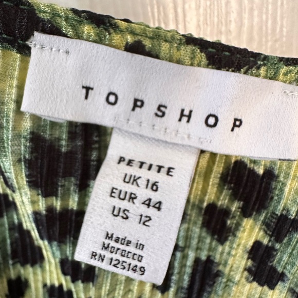 (5 for $25) Topshop cheetah print camisole - Picture 2 of 2